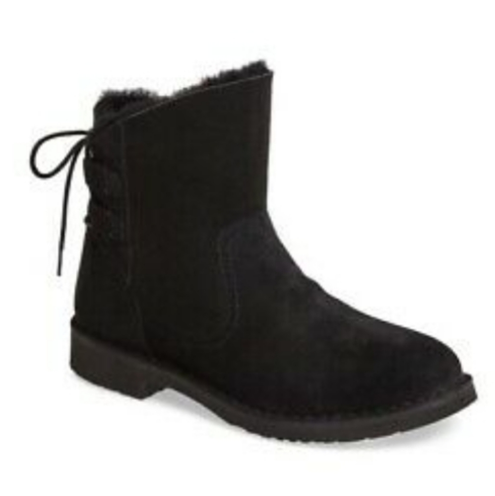 Ugg Naiyah boots black leather size 9